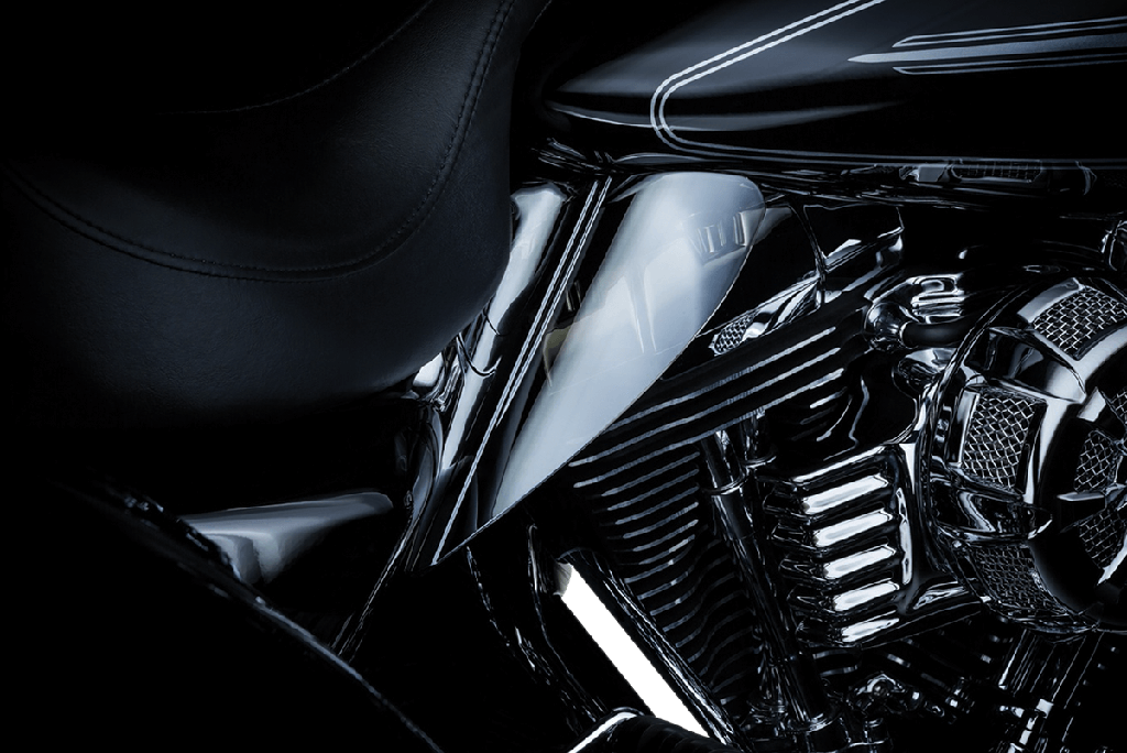 Saddle Shields, Reflective Smoke, 09-15 Touring