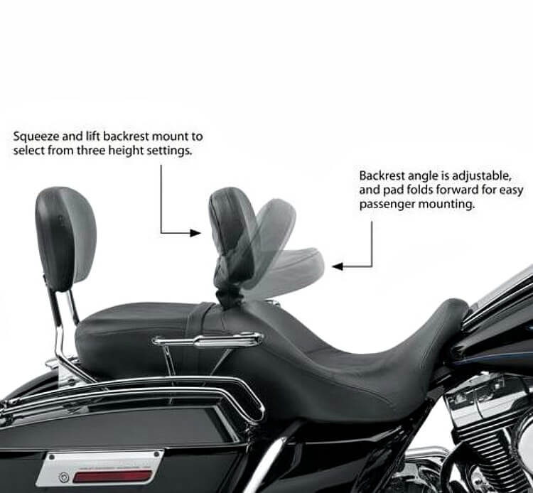 Rider Backrest, Street Glide Style