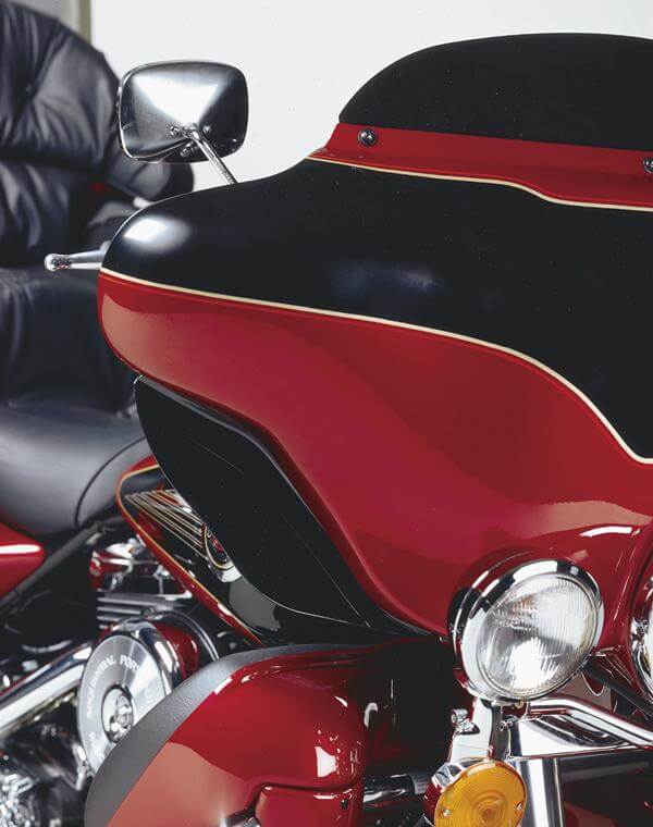 Black Fairing Air Deflector