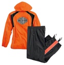 Womens Hi-Vis Orange Rain Suit 2-delt