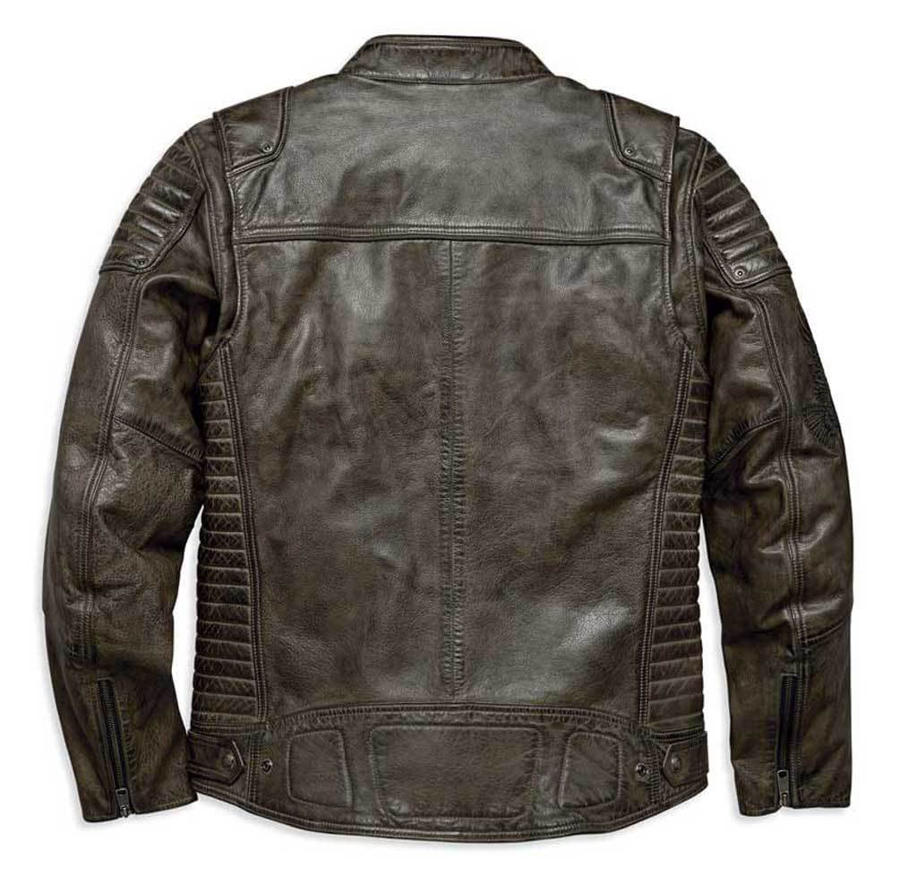 Hamilton Washed Genuine Leather Jacket