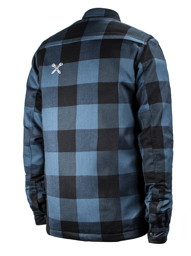 Motoshirt XTM Lumberjack, Blå