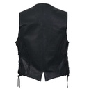Ladies Black Leather Vest, Bak