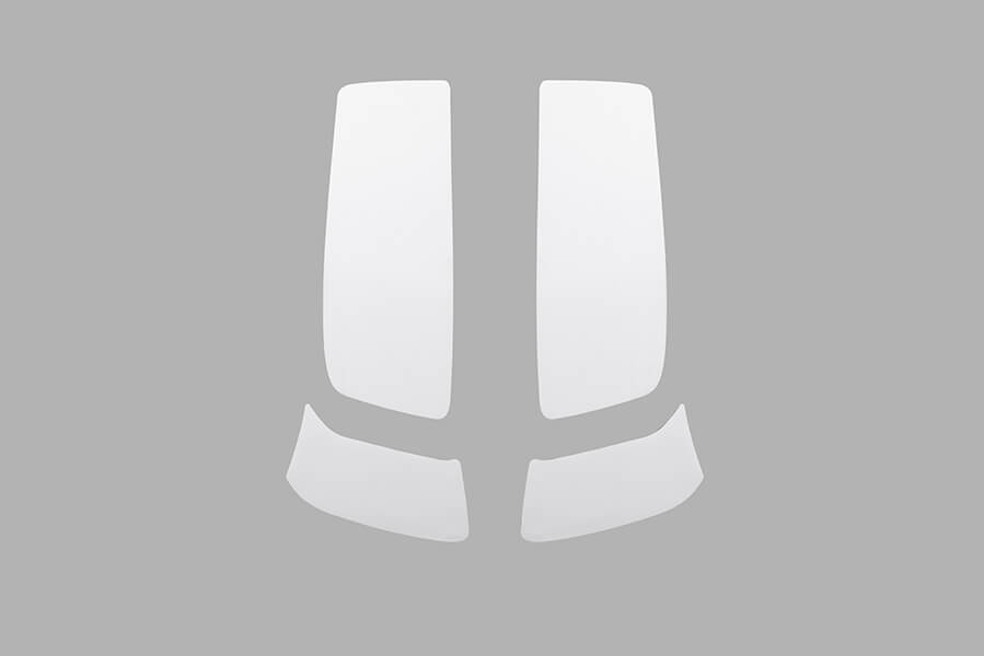 Transparent Paint Guard Kit - Front Saddlebag Lid