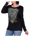Golden Dawn Embellished Long Sleeve Scoop Neck Top