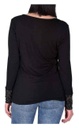 Golden Dawn Embellished Long Sleeve Scoop Neck Top
