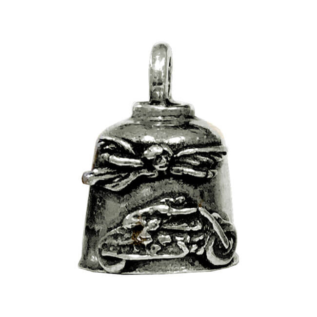 Biker Motorcycle Bells - Guardian Bell Trucker - Never Drive Faster Then  your angel