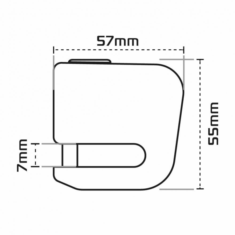 Micro XA5 Alarm Disc Lock