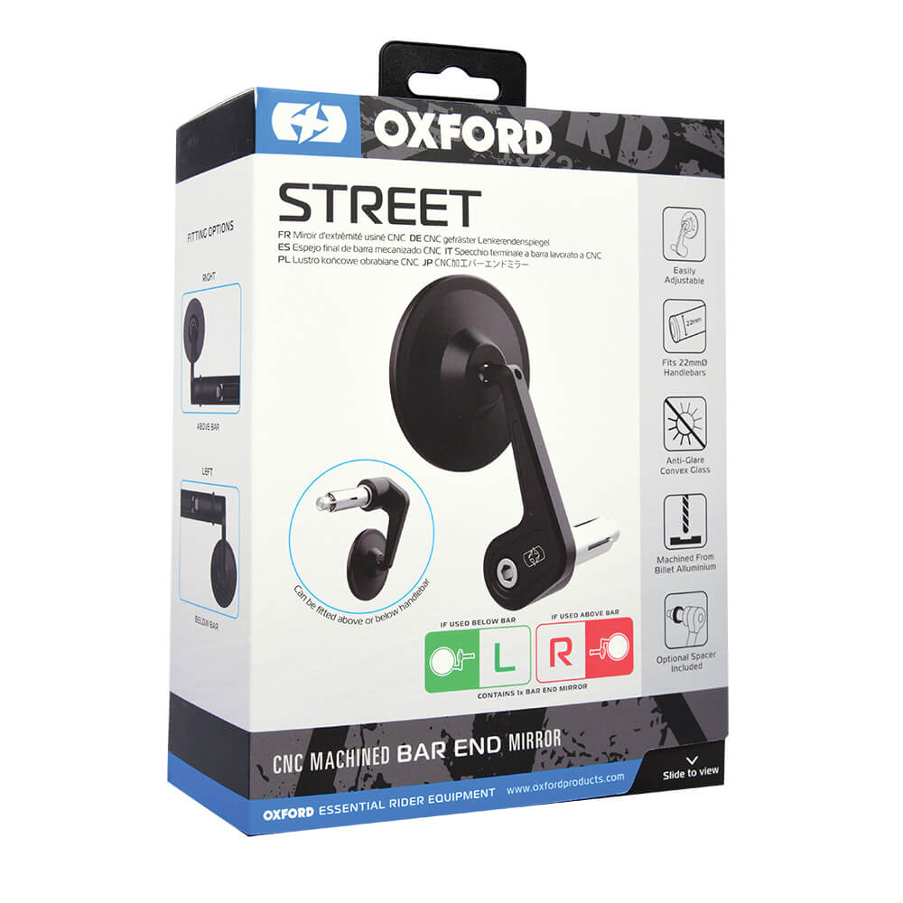 Street Bar End Mirror, Right