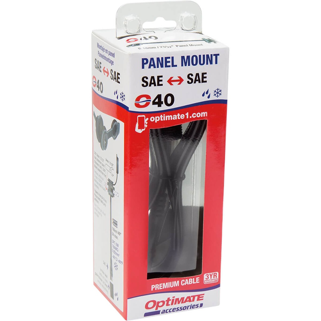 SAE Socket M18 Panel Mount