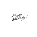 Pink B&amp;S Flames Birthday Greeting Card