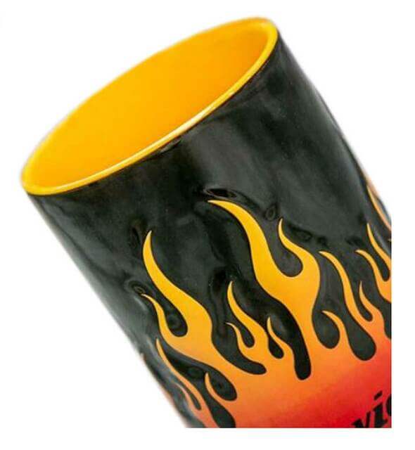 Core Sculpted Flames Coffee Mug