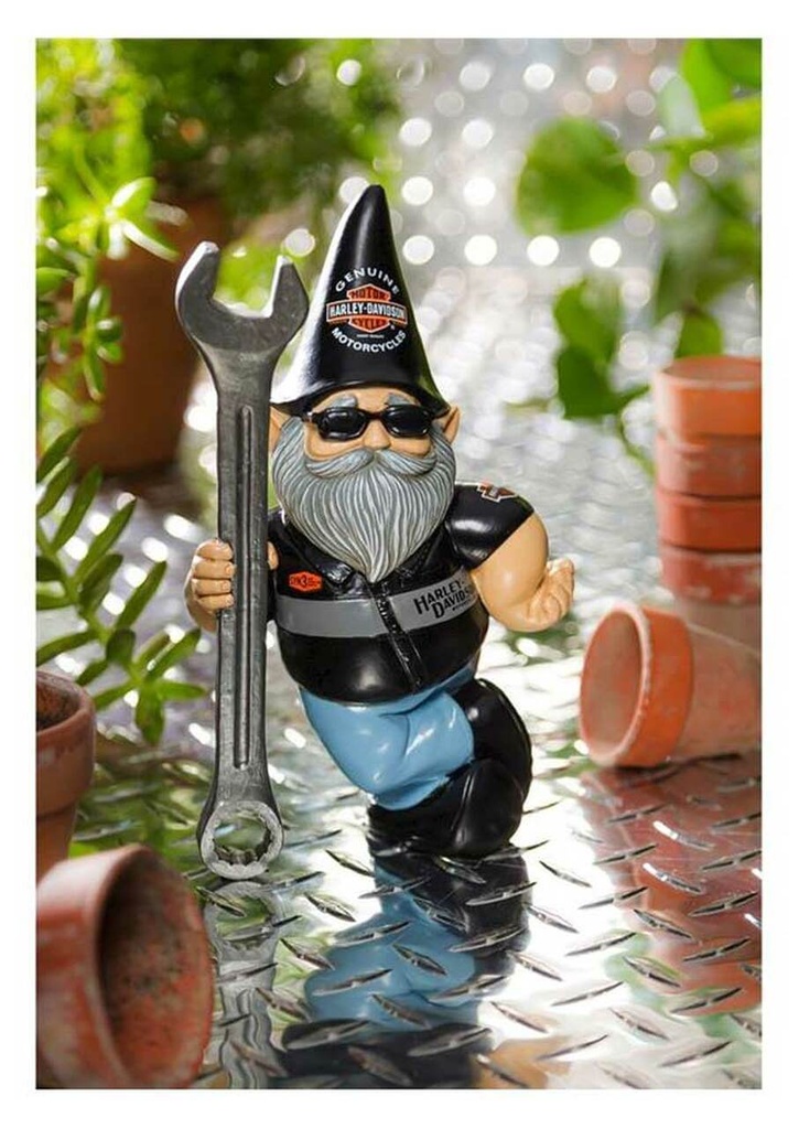 Mechanic Male Polystone Garden Gnome