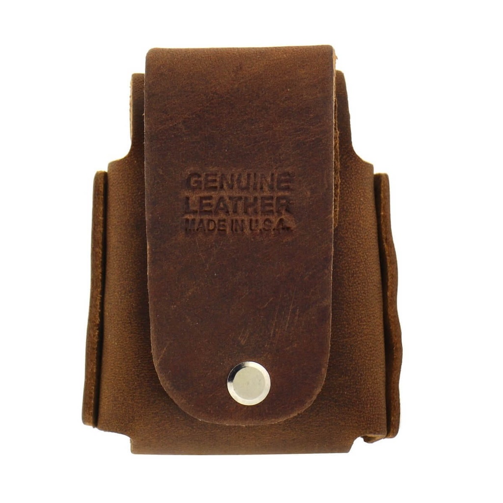 Brown Lighter Case with Concho