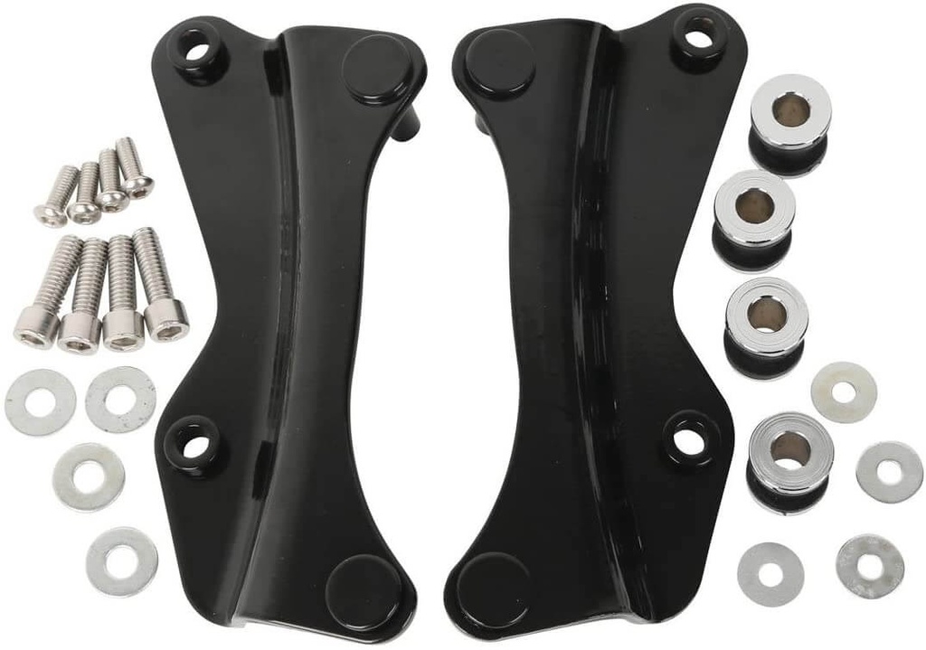 4-Point Docking Hardware Kit - Gloss Black 14-Up