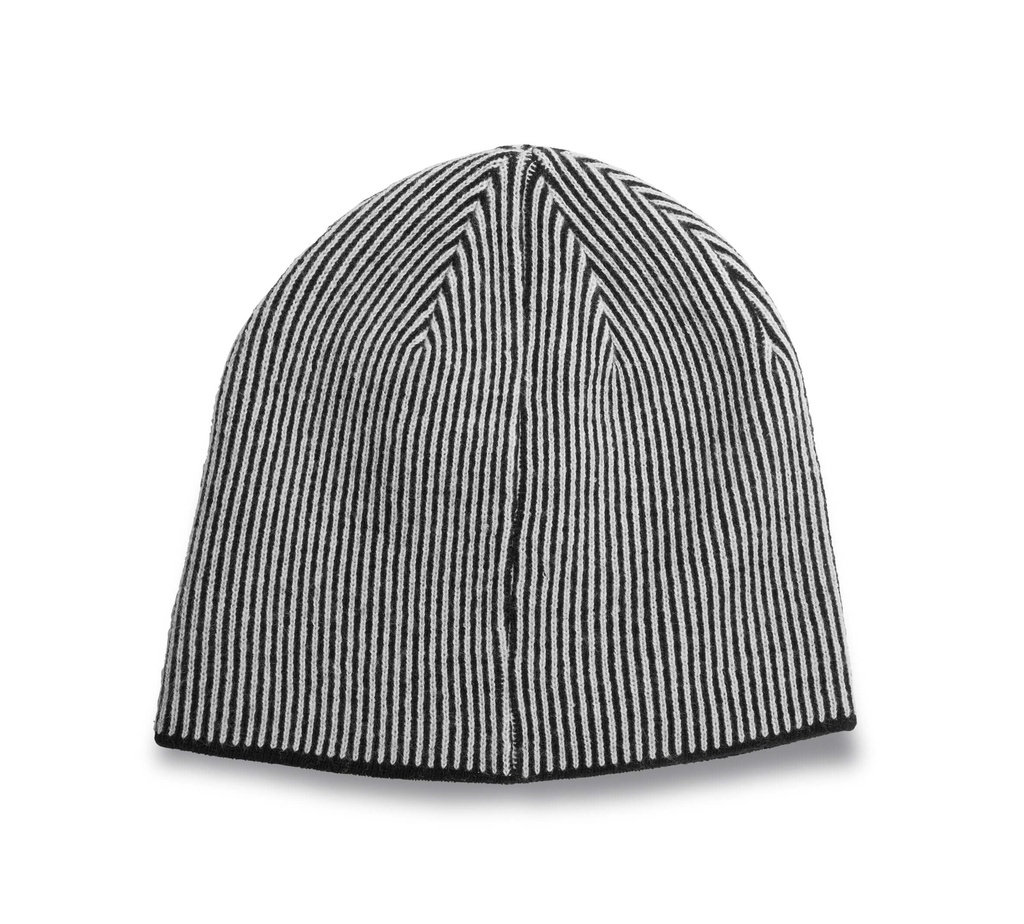 Open Bar &amp; Shield Reversible Knit Hat