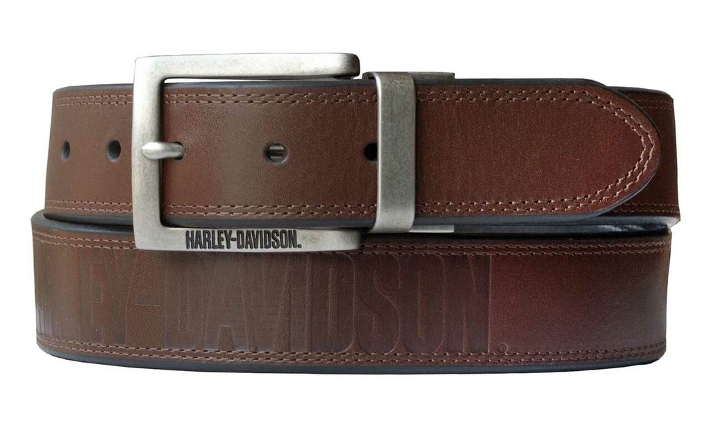 Traditional H-D Reversible Leather Belt
