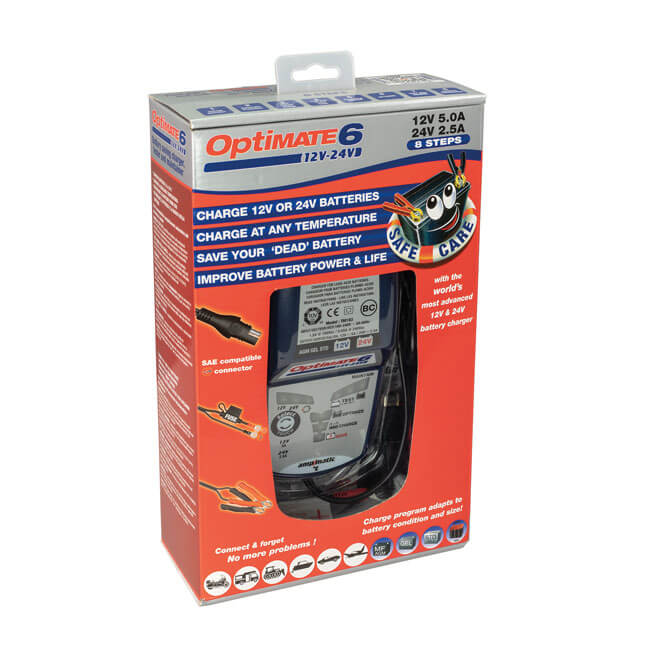 TecMate OptiMate 6 Select Battery Charger (TM370)