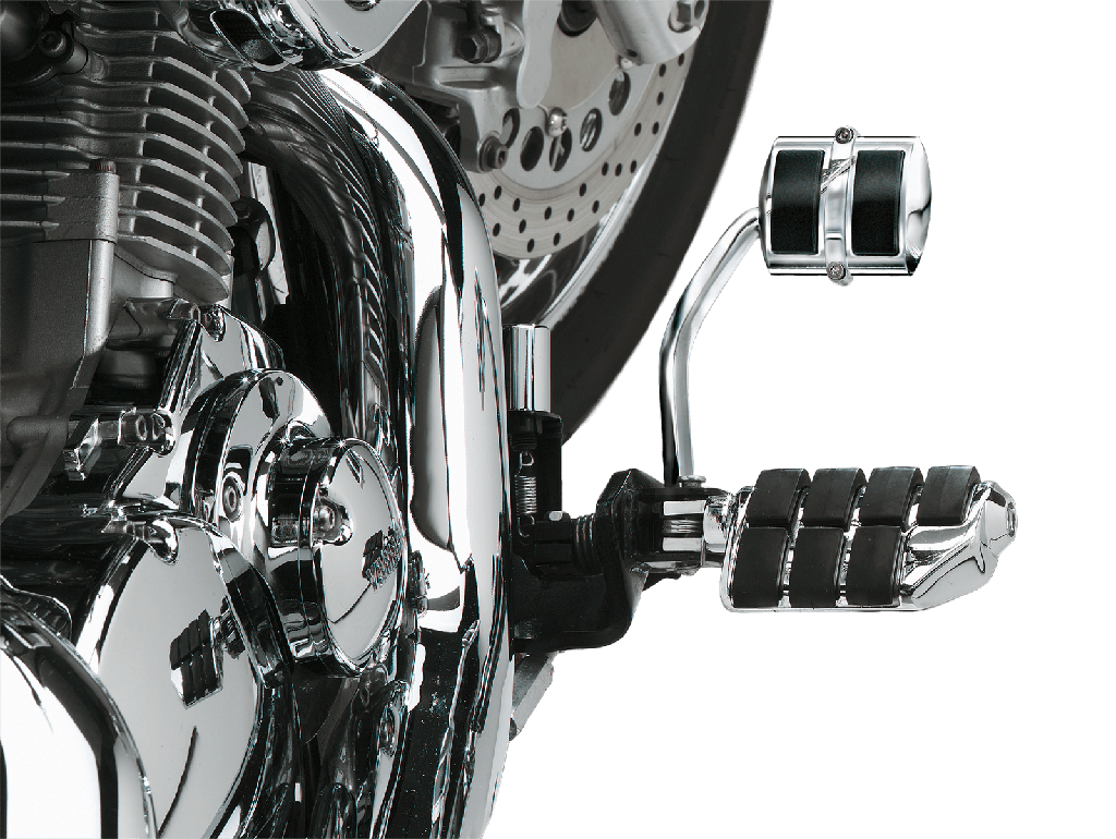 Shift &amp; Brake Pedal Cover for Honda, Kawasaki, Suzuki &amp; Yamaha, Chrome
