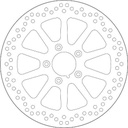 1 Piece Brake Disc 11,8&quot;/300mm 2,22