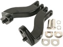 Passenger FootPegs Mounting For Harley Touring 93 to 18 Black