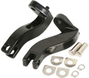 Passenger FootPegs Mounting For Harley Touring 93 to 18 Black