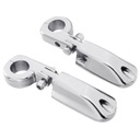 1.25&quot; 32mm Streamliner Highway Engine Guard Foot Pegs Mount, Chrome