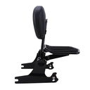 Adjustable Sissy Bar Backrest &amp; Luggage Rack For Harley Softail FatBoy 2000-2006