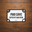 Man Cave Metal Sign