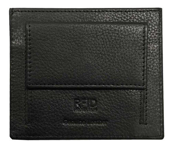 Embossed B&amp;S Front Pocket Leather Wallet