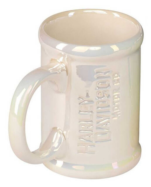 Motor Co. Coordinating Lusterware Ceramic Coffee Mug Set, 384ml