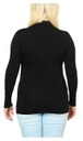 Embellished #1 Winged Mock Neck Long Sleeve Top