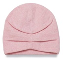 Pink Label Patch Knit Beanie Hat, Rose Pink