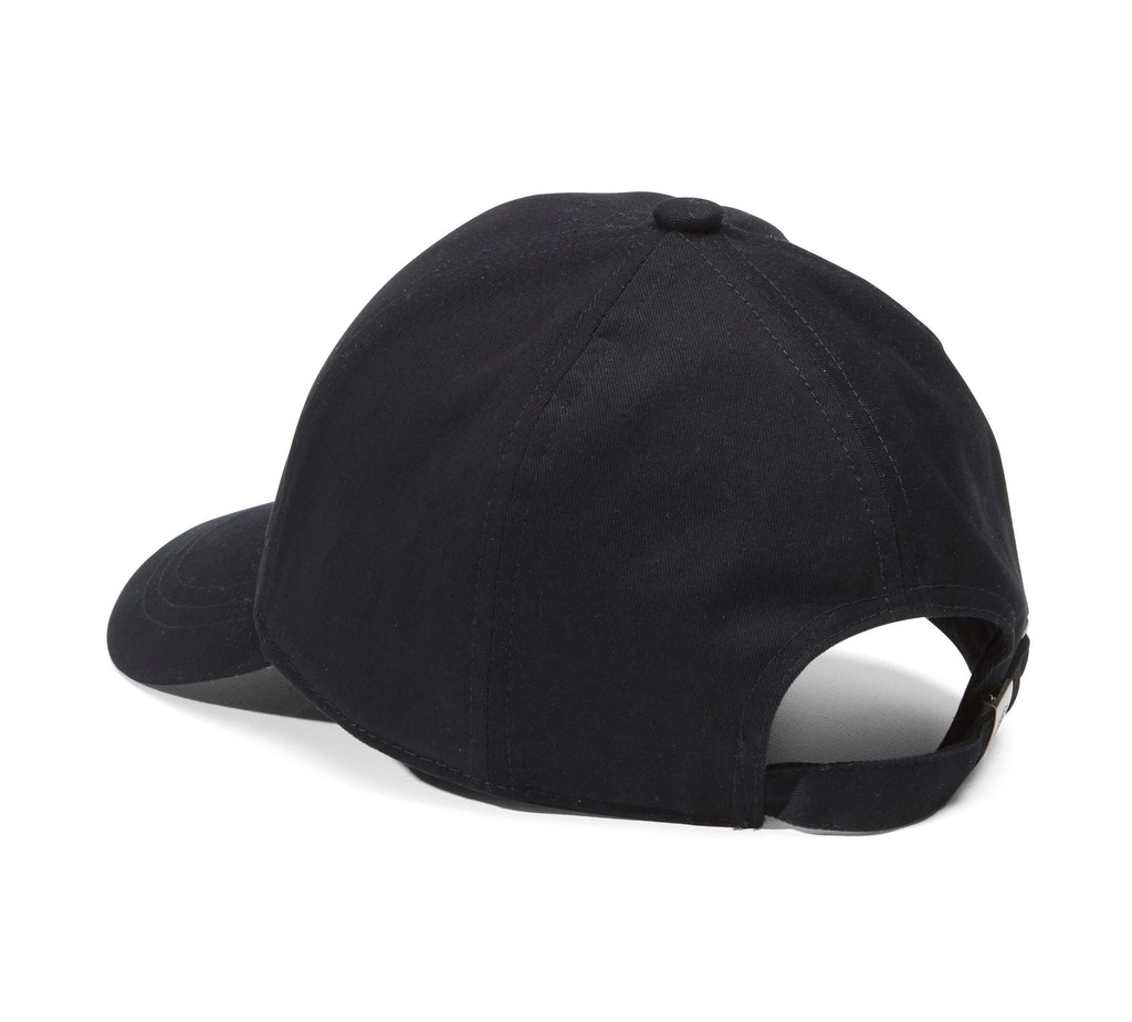 Ice Biker Embellished Hat, Black Beauty