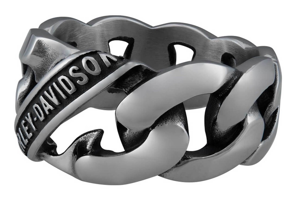 Banner Curb Chain Link Steel Band Stainless Steel Ring