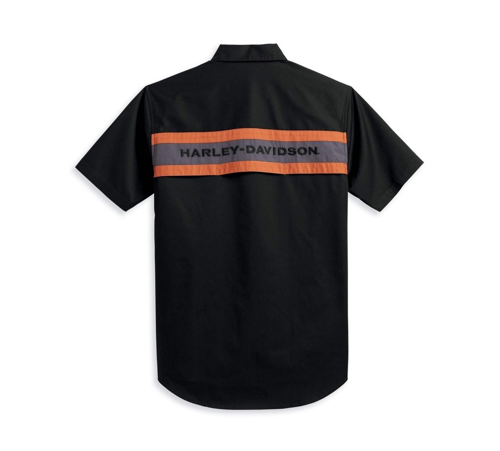 Harley Performance Colorblocked Short Sleeve Shirt