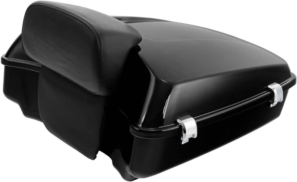 Chopped Tour Pack Trunk Backrest Pad Detachable Mounting Rack Fit For Harley Touring Road King Road Street Electra Glide 1997-2008