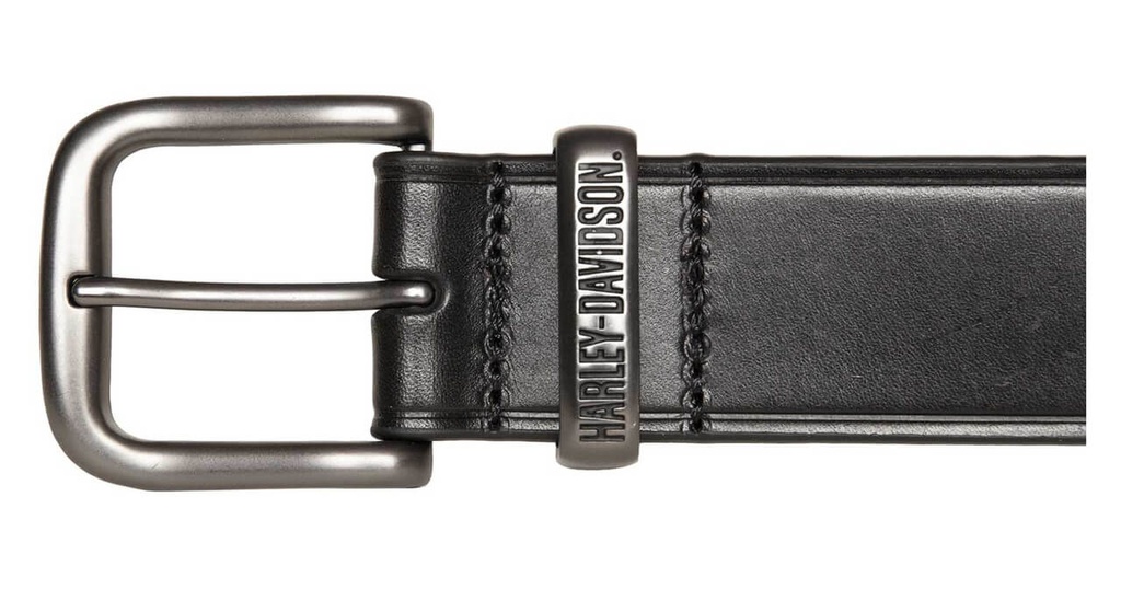 Metal Keeper H-D Logo Genuine Leather Belt