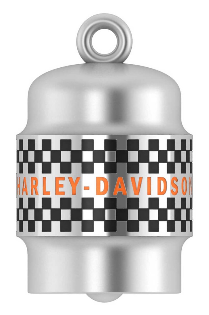 Racing Checkered H-D Script Motorcycle Ride Bell