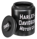 Motor Co. Cookie Jar, Matte Black Ceramic Jar