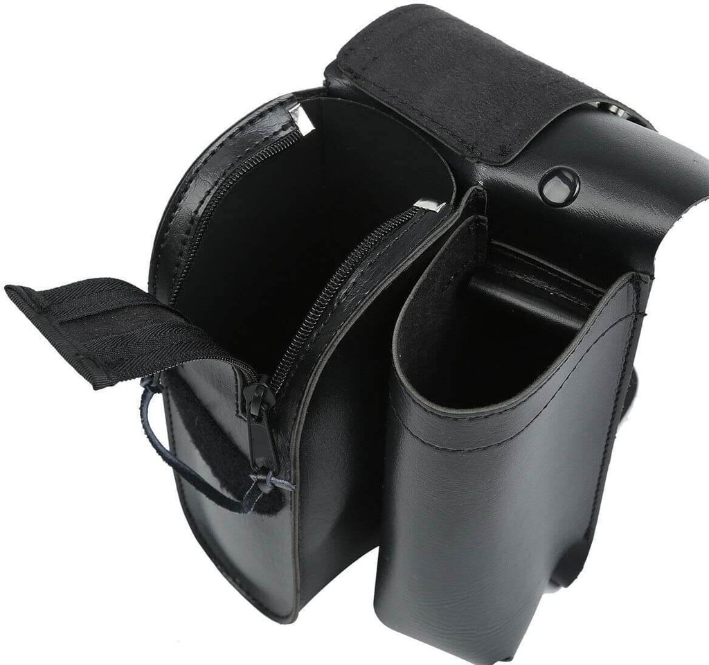 Left and Right Side Saddlebag Guard Bag with Water Bottle Holder fits for Harley Davidson 1993-2023 Touring Road King Electra Glide Road Glide models equipped with Saddlebag Guards