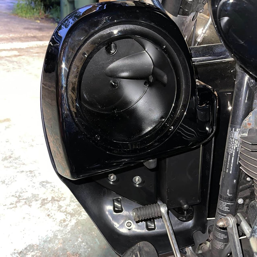 6-1/2&quot; Speaker Box Pod + Lower Vented Fairing Compatible with Harley Touring FLHT FLHX FLHR 2014-2022