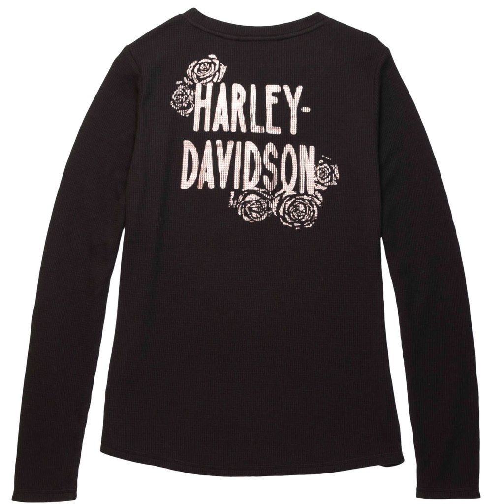 Women's Fireside Roses Thermal Henley