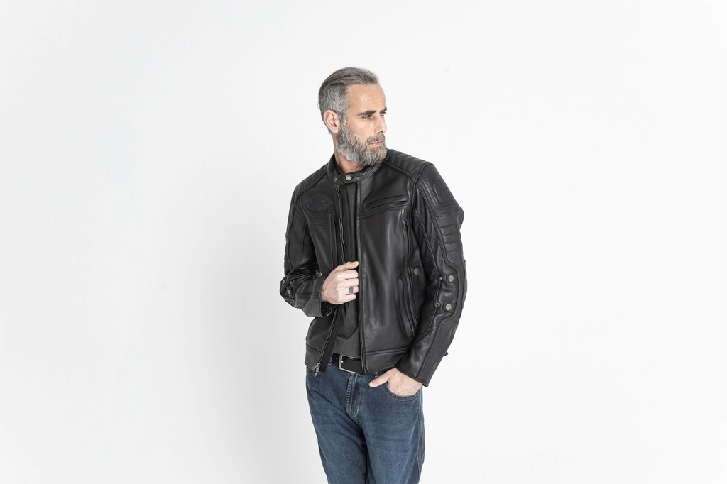 Technical Leather Jacket