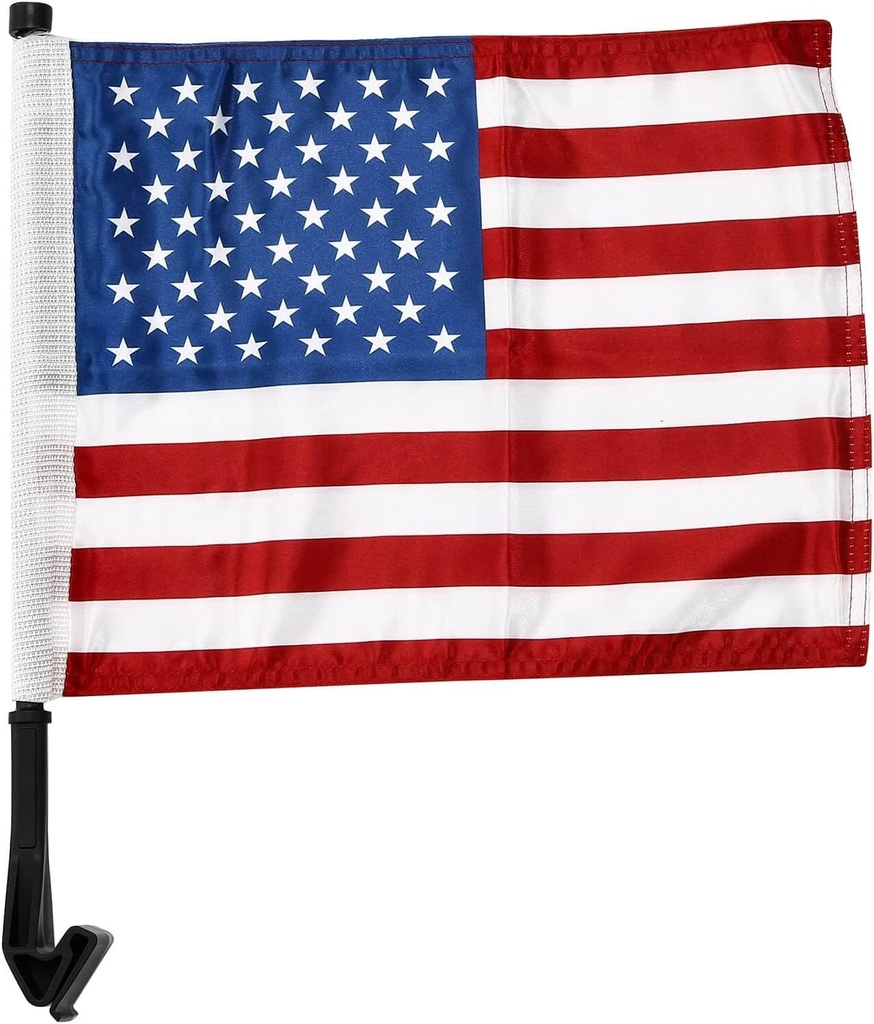 American Flag, Clamp on Tour Pack