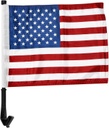 American Flag, Clamp on Tour Pack