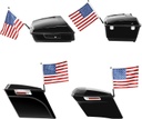 American Flag, Clamp on Tour Pack