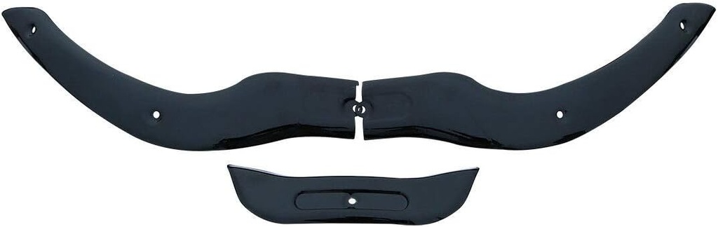 Elegant Windshield Trim for Harley Touring, Gloss Black