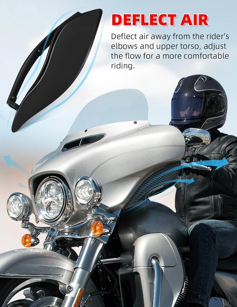 Air Deflector Kit for Harley Touring