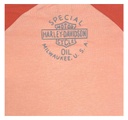 Girls' 3/4 Sleeve Raglan Colorblock Toddler Tee, Orange